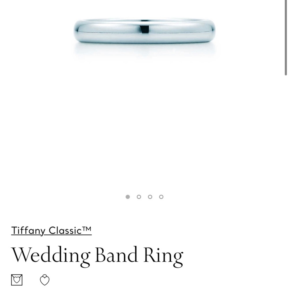 Tiffany Men’s Wedding Band Ring - Size 6.5 - Picture 3 of 6